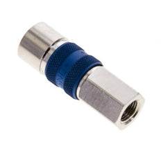 Nickel-plated Brass DN 5 Blue-Coded Air Coupling Socket G 1/8 inch Female