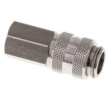 Stainless steel DN 5 Air Coupling Socket G 1/8 inch Female Double Shut-Off