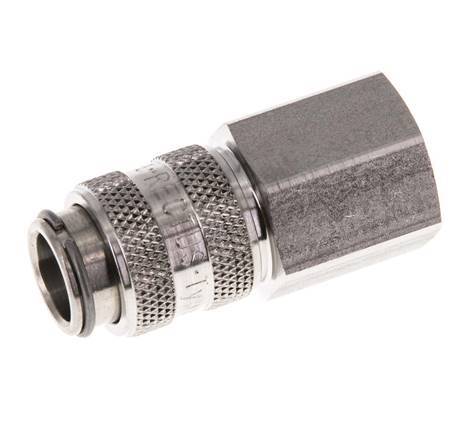 Stainless Steel 316L DN 5 Air Coupling Socket G 1/4 inch Female
