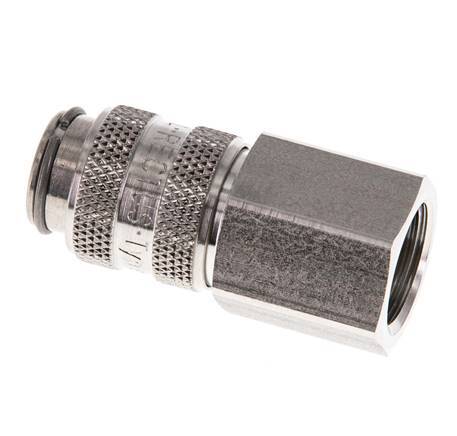 Stainless Steel 316L DN 5 Air Coupling Socket G 1/4 inch Female