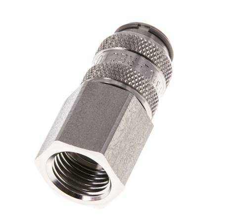 Stainless Steel 316L DN 5 Air Coupling Socket G 1/4 inch Female