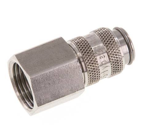 Stainless Steel 316L DN 5 Air Coupling Socket G 3/8 inch Female