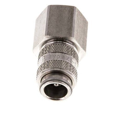 Stainless Steel 316L DN 5 Air Coupling Socket G 3/8 inch Female Double Shut-Off