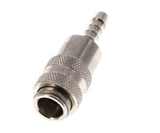 Nickel-plated Brass DN 5 Air Coupling Socket 6 mm Hose Pillar