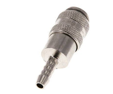 Nickel-plated Brass DN 5 Air Coupling Socket 5 mm Hose Pillar