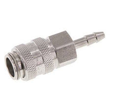 Stainless steel DN 5 Air Coupling Socket 4 mm Hose Pillar