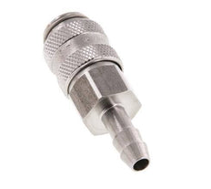 Stainless steel DN 5 Air Coupling Socket 6 mm Hose Pillar