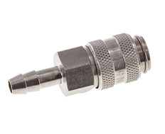 Stainless steel DN 5 Air Coupling Socket 6 mm Hose Pillar Double Shut-Off