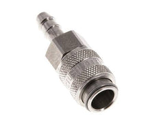 Stainless Steel 316L DN 5 Air Coupling Socket 6 mm Hose Pillar