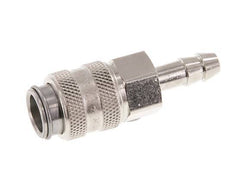 Hardened steel DN 5 Air Coupling Socket 6 mm Hose Pillar