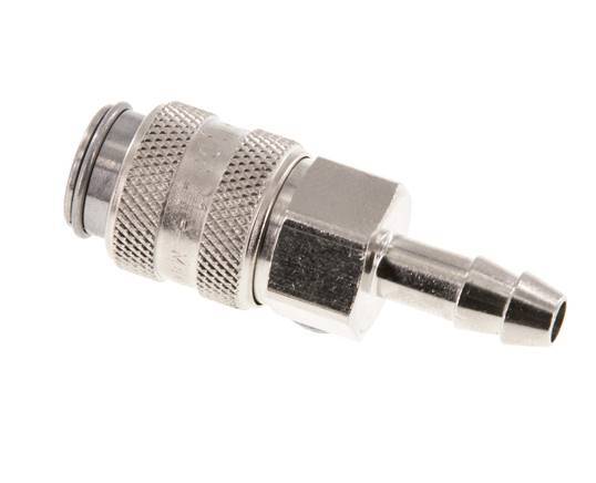 Hardened steel DN 5 Air Coupling Socket 6 mm Hose Pillar