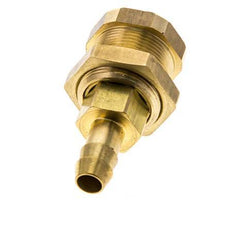 Brass DN 5 Air Coupling Socket 8 mm Hose Pillar Bulkhead Pull-Off