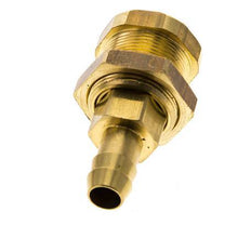 Brass DN 5 Air Coupling Socket 9 mm Hose Pillar Bulkhead Pull-Off