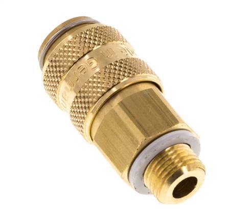 Brass DN 5 Air Coupling Socket G 1/8 inch Male