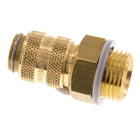 Brass DN 5 Air Coupling Socket G 3/8 inch Male