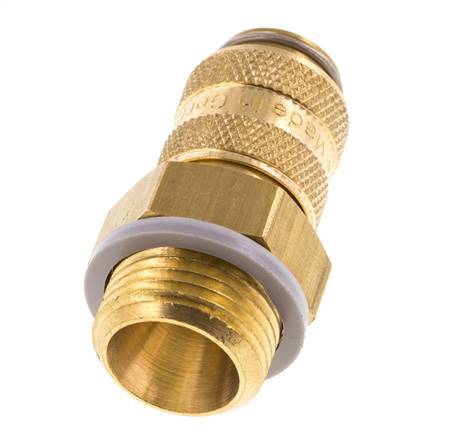 Brass DN 5 Air Coupling Socket G 3/8 inch Male