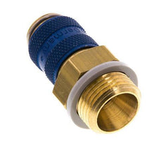 Brass DN 5 Blue Air Coupling Socket G 3/8 inch Male