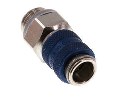Nickel-plated Brass DN 5 Blue Air Coupling Socket G 1/4 inch Male