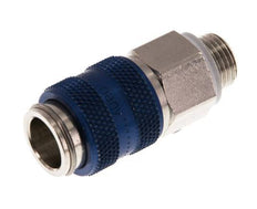 Nickel-plated Brass DN 5 Blue Air Coupling Socket G 1/8 inch Male