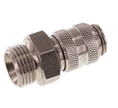 Stainless steel DN 5 Air Coupling Socket G 3/8 inch Male