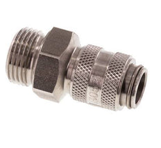 Stainless steel DN 5 Air Coupling Socket G 3/8 inch Male
