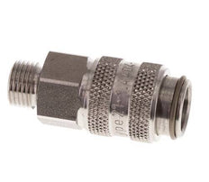 Stainless Steel 316L DN 5 Air Coupling Socket G 1/8 inch Male