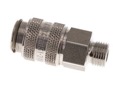 Stainless Steel 316L DN 5 Air Coupling Socket G 1/8 inch Male