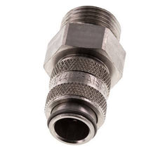 Stainless Steel 316L DN 5 Air Coupling Socket G 3/8 inch Male