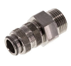 Stainless Steel 316L DN 5 Air Coupling Socket G 3/8 inch Male