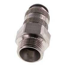 Stainless Steel 316L DN 5 Air Coupling Socket G 3/8 inch Male