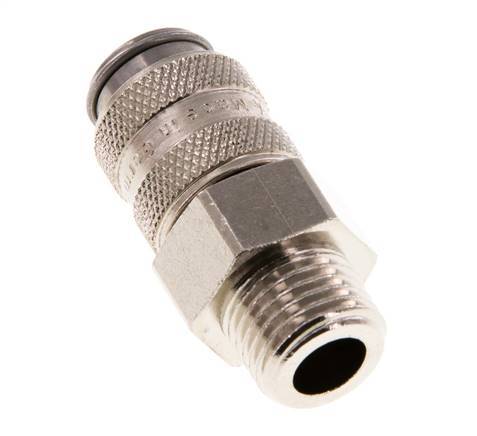 Hardened steel DN 5 Air Coupling Socket G 1/4 inch Male