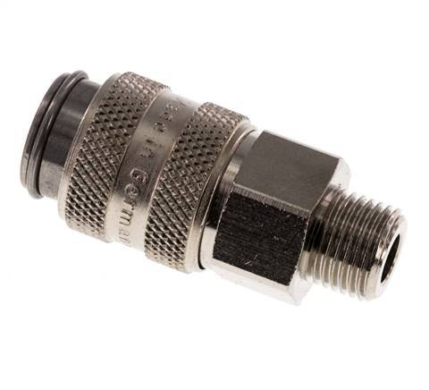 Hardened steel DN 5 Air Coupling Socket G 1/8 inch Male