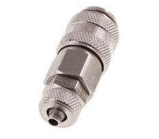 Stainless steel DN 5 Air Coupling Socket 4x6 mm Union Nut