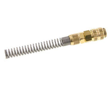 Brass DN 5 Air Coupling Socket 6x8 mm Union Nut Bend-Protect