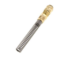 Brass DN 5 Air Coupling Socket 6x8 mm Union Nut Bend-Protect