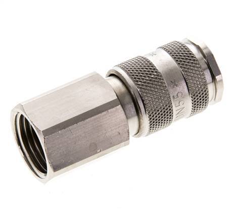 Nickel-plated Brass DN 5.5 (Orion) Air Coupling Socket G 1/2 inch Female