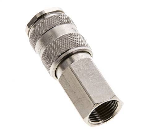 Nickel-plated Brass DN 5.5 (Orion) Air Coupling Socket G 3/8 inch Female