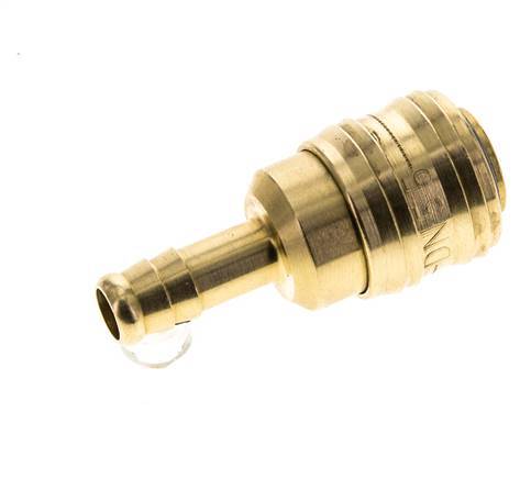 Brass DN 5.5 (Orion) Air Coupling Socket 9 mm Hose Pillar