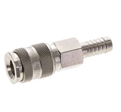 Nickel-plated Brass DN 5.5 (Orion) Air Coupling Socket 10 mm Hose Pillar