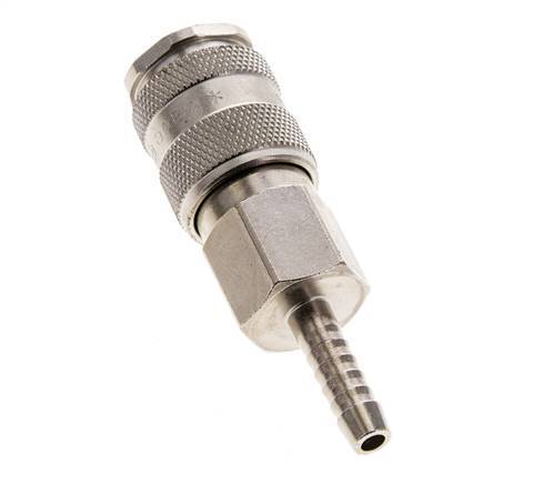 Nickel-plated Brass DN 5.5 (Orion) Air Coupling Socket 6 mm Hose Pillar