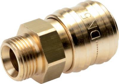 Brass DN 5.5 (Orion) Air Coupling Socket G 1/2 inch Male