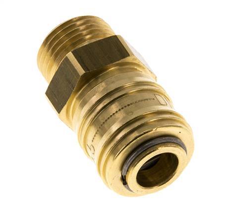Brass DN 5.5 (Orion) Air Coupling Socket G 1/2 inch Male