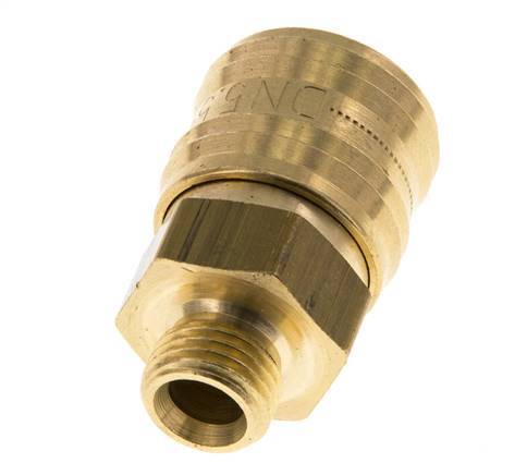 Brass DN 5.5 (Orion) Air Coupling Socket G 1/4 inch Male