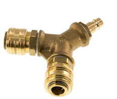 Brass DN 7.2 (Euro) Air Coupling 2-way 038