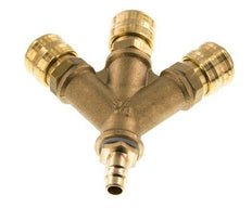 Brass DN 7.2 (Euro) Air Coupling 3-way 038