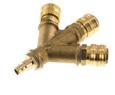 Brass DN 7.2 (Euro) Air Coupling 3-way 038