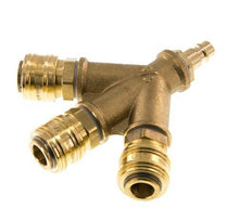Brass DN 7.2 (Euro) Air Coupling 3-way 038