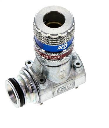 Steel DN 7.6 (7.2 Euro) Safety Air Coupling Socket CEJN Expansion Unit