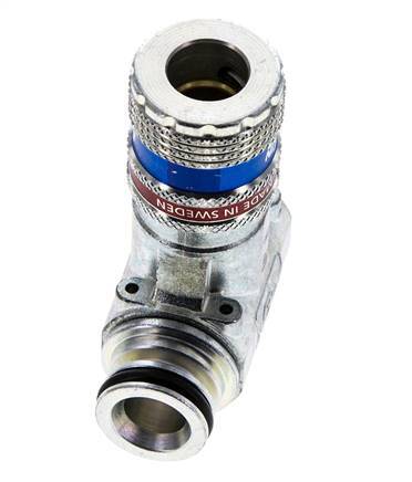 Steel DN 7.6 (7.2 Euro) Safety Air Coupling Socket CEJN Expansion Unit