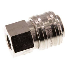 Nickel-plated Brass DN 7.2 (Euro) Air Coupling Socket G 1/4 inch Female